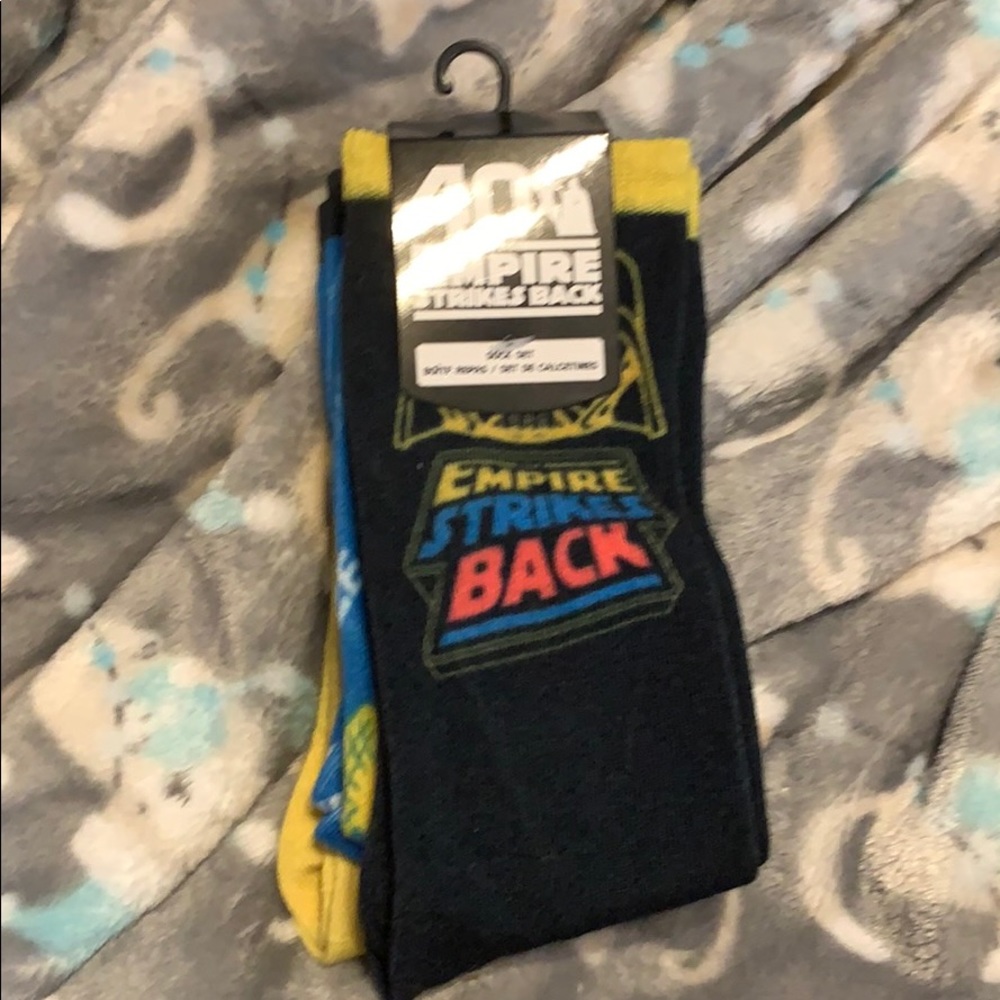 Star Wars 40th anniversary empire socks